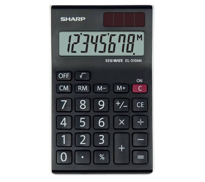 Sharp - Calcolatrice da tavolo EL310ANWH