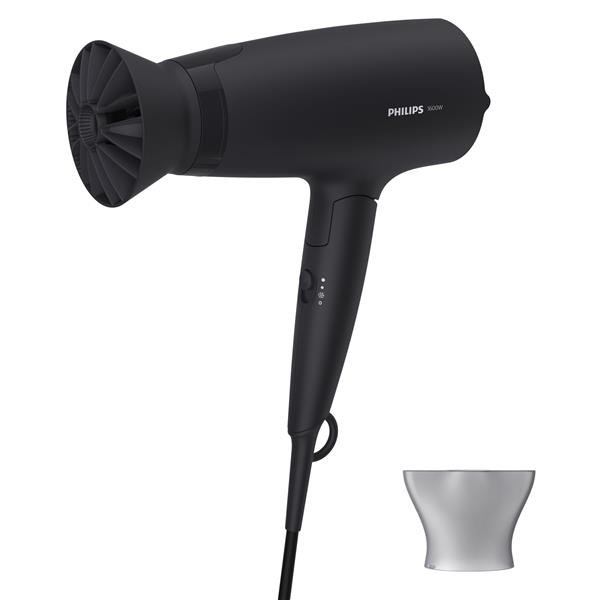 PHILIPS BHD308/10 SERIES 3000 PHON ASCIUGACAPELLI PIEGHEVOLE THERMOPROTECT 1.600 W NERO