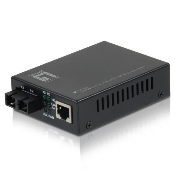 LEVEL ONE RJ45TOSC SINGLE-MODE FIBER20KM