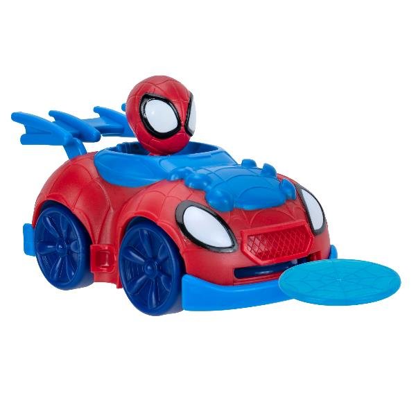 REI TOYS MARVEL SPIDEY VEICOLI LANCIADISCHI CON RUOTE LIBERE 12 CM PERSONAGGIO NON REMOVIBILE MODELLO CASUALE
