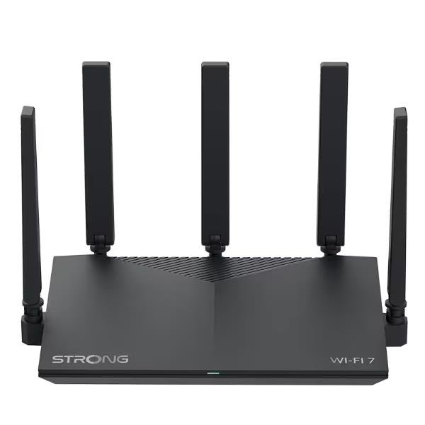 STRONG BE360 ROUTER DUAL BAND WI-FI 7 5 ANTENNE ESTERNE DESKTOP NERO