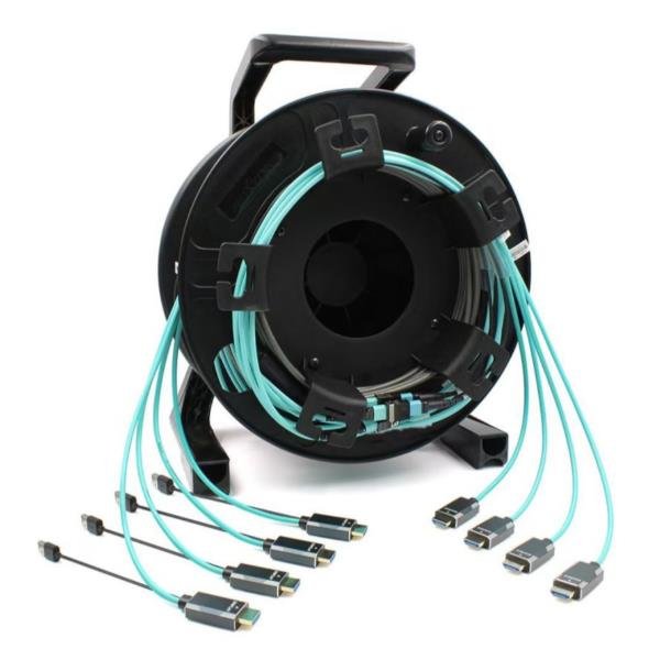 EQUIP 4-IN-1 MULTICORE AOC MTP HDMI 150M
