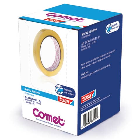 Nastro adesivo - confezionato singolarmente - 19 mm …