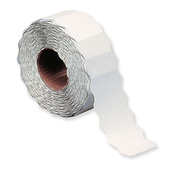 Etichetta a onda - removibile - 26x12 mm - bianco - Markin - rotolo da 1500 etichette