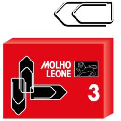 Fermagli zincati - n. 3 - 2,9 cm - Molho Leone - conf. 100 pezzi