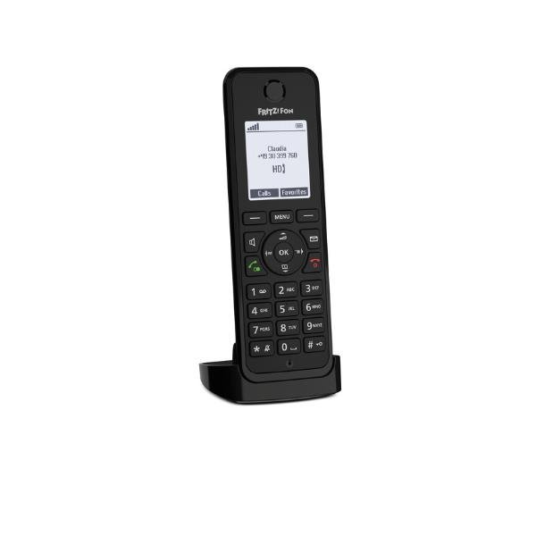 FRITZ! FON M3 EDITION INTERNATIONAL TELEFONO DECT COMFORT, DISPLAY MONOCROMATICO DA 1,8 POLLICI, TELEFONIA HD, CHIAMATE VIVAVOCE FULL DUPLEX, BATTERIA LUNGA DURATA, TRASMISSIONE VOCALE CRITTOGRAFATA