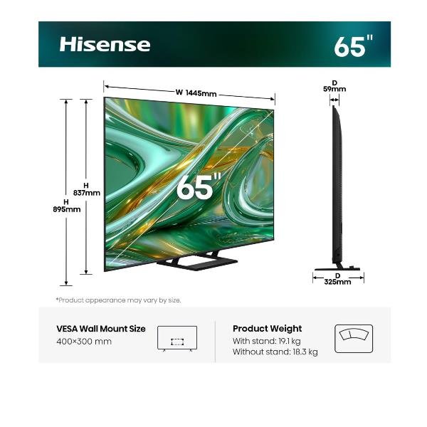 HISENSE 65 E89S MINI LED 4K UHD VIDAA …