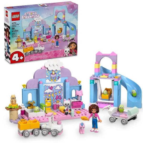 LEGO GABBYS DOLLHOUSE LA CASA DELLE BAMBOLE DI GABBY CON 6 PERSONAGGI E TRENO GIOCATTOLO