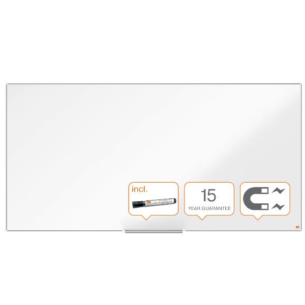 Lavagna bianca magnetica Classic - 90x180 cm - bianco - Nobo