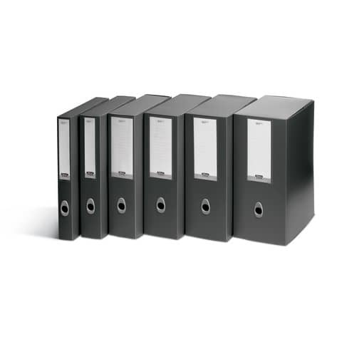 Scatola progetto Plus Vip - 34,5 x 24,5 cm - dorso 10 cm - grigio antracite - Fellowes