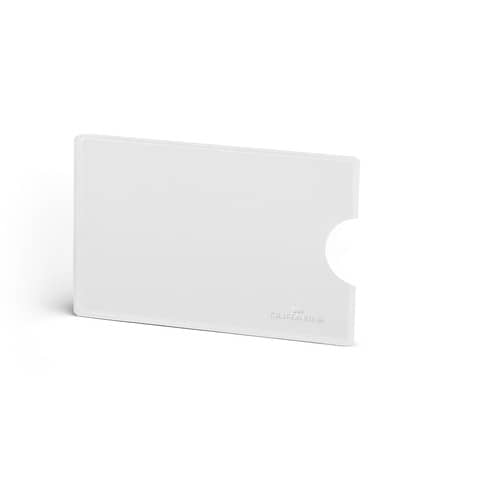 Tasca porta carte di credito RFID Secure - PPL - 5,4 x 8,7 cm - trasparente/argento - Durable