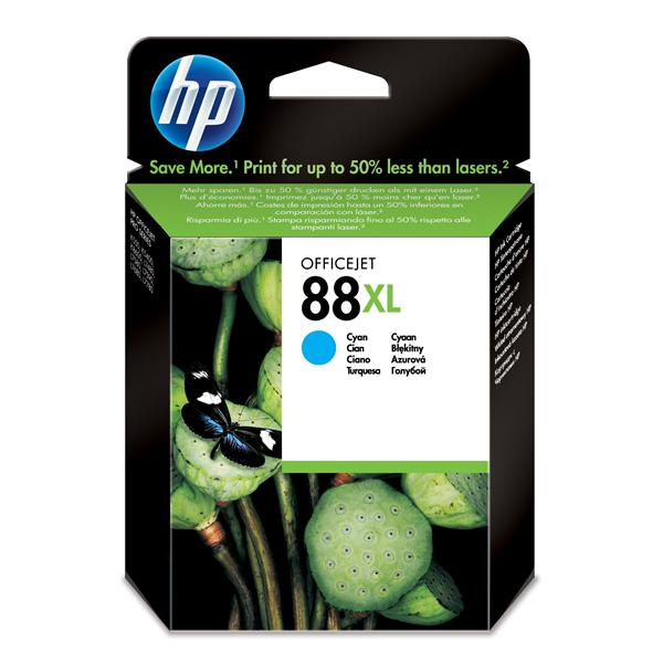 HP - cartuccia - C9391AE - n. 88, ciano, alta capacità