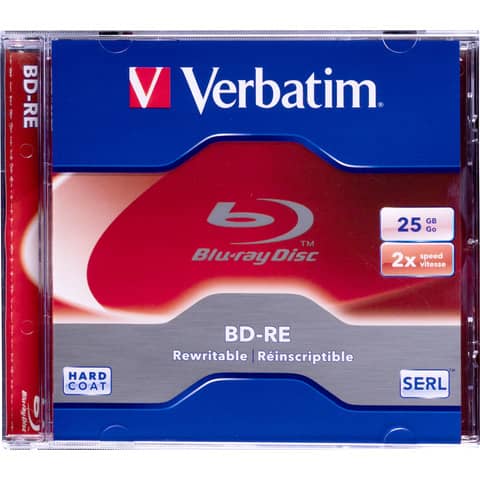 Verbatim - Scatola 5 Blu Ray BD-RE SL …