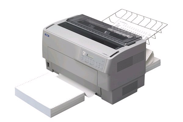 Epson DFX 9000N - Stampante - B/N - matrice a punti - 419,1 mm (ampiezza) - 240 x 144 dpi - 9 pin - fino a 1550 car/sec - parallela, USB, LAN, seriale