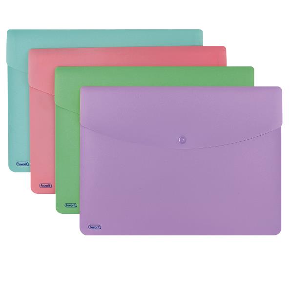 Favorit - Cartelletta portadocumenti - per A4 - disponibile in colori assortiti