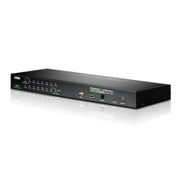ATEN KVM over IP CS1716i - Switch KVM - 16 x KVM port(s) - 1 utente locale - 32 utenti IP - desktop, montabile su rack