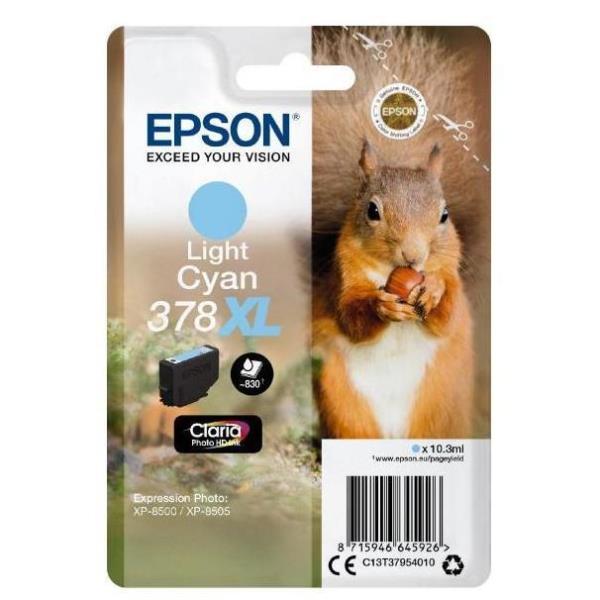 Epson - 10.3 ml - XL - cyan chiaro - originale - blister - cartuccia d'inchiostro - per Expression Home XP-8605, XP-8606; Expression Photo XP-8500, XP-8505, XP-8700