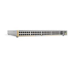 Allied Telesis AT X510DP-52GTX - Switch - L2+ - gestito - 48 x 10/100/1000 + 2 x 10 Gigabit Ethernet / 1 Gigabit Ethernet SFP+ + 2 x 10 Gigabit SFP+ - flusso d'aria da anteriore a posteriore - montabile su rack