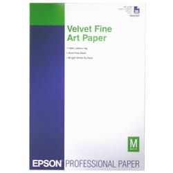 Epson Fine Art Velvet - Velluto - A3 plus (329 x 423 mm) 20 fogli Carta - per SureColor P5000, P800, SC-P10000, P20000, P5000, P700, P7500, P900, P9500