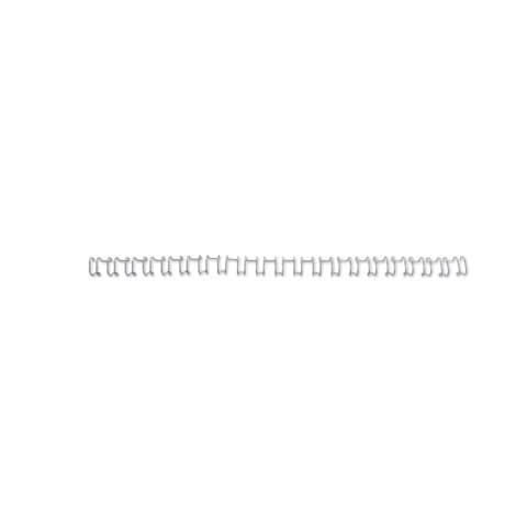 GBC MultiBind - 10 mm - 21 anelli - A4 (210 x 297 mm) - 85 fogli - argento - 100 pezzi filo per rilegatura - per P/N: IB271212, IB271250