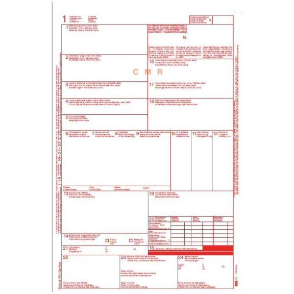 Edipro C.M.R. - Nota di consegna internazionale - …