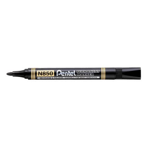 Pentel N850 - Marcatore - permanente - nero - 2.1 mm