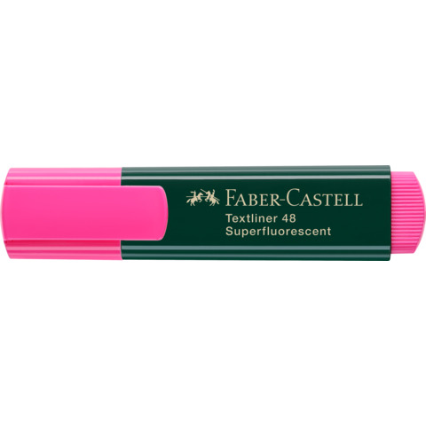 Faber-Castell TEXTLINER 48 REFILL - Evidenziatore - rosa fluorescente - inchiostro base acqua - 1-2-5 mm