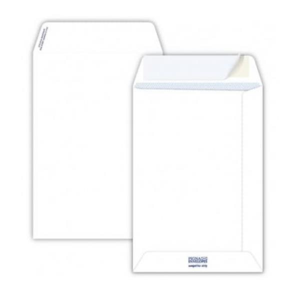 Pigna COMPETITOR STRIP - Busta - 160 x 230 mm - a portafoglio - estremità aperta - autoadesiva - pacco da 20
