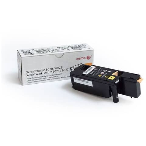 Xerox WorkCentre 6027 - Giallo - originale - cartuccia toner - per Phaser 6020V_BI, 6022/NI, 6022V_NI; WorkCentre 6025V_BI, 6027/NI, 6027V_NI