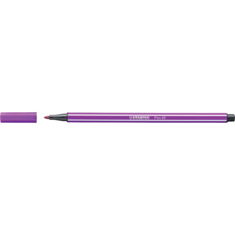 STABILO Pen 68 - Penna punta in fibra - lilla - inchiostro base acqua - 1 mm - medio