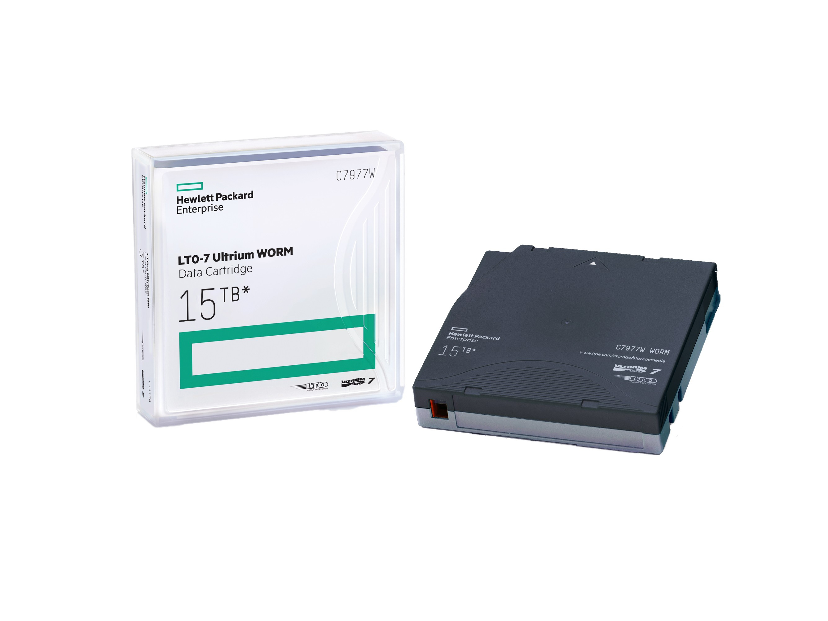 HPE Ultrium WORM Data Cartridge - LTO Ultrium WORM 7 - 6 TB / 15 TB - etichette scrivibili