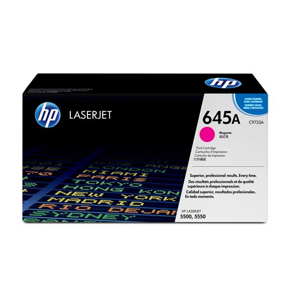 HP 645A - Magenta - originale - LaserJet - cartuccia toner (C9733A) - per Color LaserJet 5500, 5550; LaserJet 5000