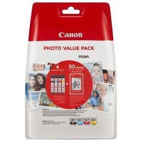 Canon CLI-581 C/M/Y/BK Photo Value Pack - Confezione …