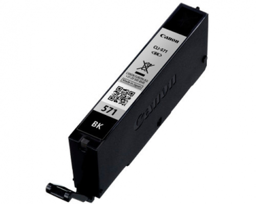 Canon CLI-571BK - 7 ml - nero - originale - serbatoio inchiostro - per PIXMA TS5051, TS5053, TS5055, TS6050, TS6051, TS6052, TS8051, TS8052, TS9050, TS9055