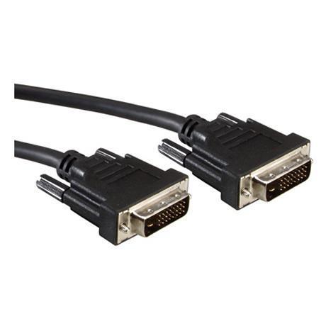 Nilox - Cavo DVI - legame doppio - DVI-D (M) a DVI-D (M) - 2 m - nero
