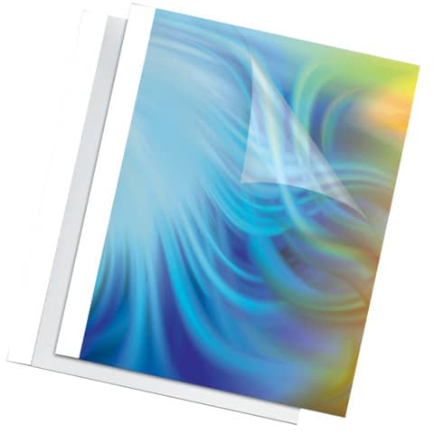 Fellowes Standing - 6 mm - A4 (210 x 297 mm) - 60 fogli - 150 micron - bianco - 200 g/m² - 100 pezzi copertina per rilegatura termica