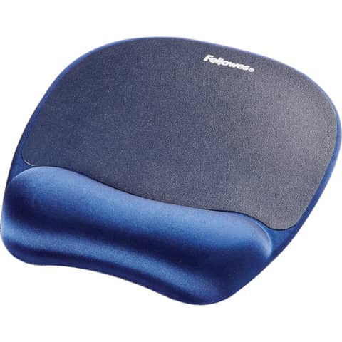 Fellowes - Tappetino per mouse con poggiapolso - zaffiro