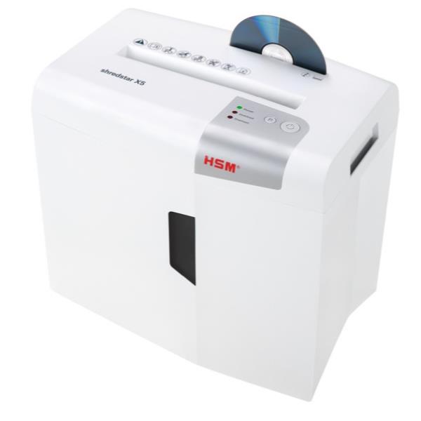 HSM shredstar X5 - Distruggidocumenti - piccole parti - 4.5 x 30 mm - P-4, F-1, O-1, T-2, E-2