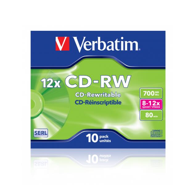 Verbatim - 10 x CD-RW - 700 MB …