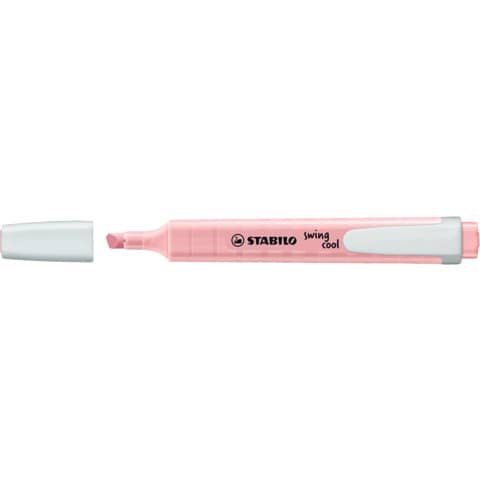 STABILO swing cool Pastel Edition - Evidenziatore - rosa timidezza - inchiostro base acqua - 1-4 mm