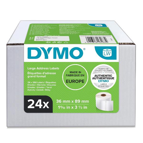 DYMO Large Address Labels - Bianco - 36 …