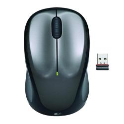 Logitech M235 - Mouse - per destrorsi - ottica - senza fili - 2.4 GHz - ricevitore wireless USB - grigio