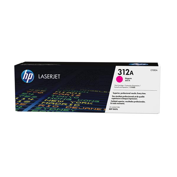 HP 312A - Magenta - originale - LaserJet - cartuccia toner (CF383A) - per Color LaserJet Pro MFP M476dn, MFP M476dw, MFP M476nw