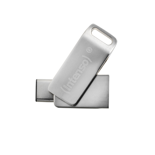 Intenso cMobile Line - Chiavetta USB - 32 GB - USB 3.0 / USB Tipo-C - argento