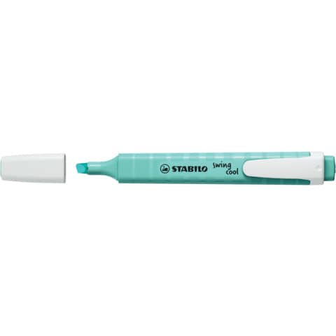 STABILO swing cool Pastel Edition - Evidenziatore - turchese delicato - inchiostro base acqua - 1-4 mm