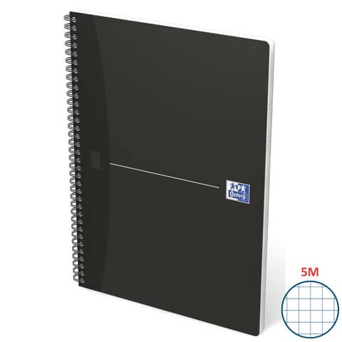 Oxford Office Smart Black - Taccuino - rilegatura …