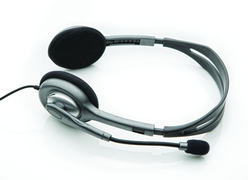 Logitech Stereo Headset H110 - Cuffie con microfono - over ear - cablato