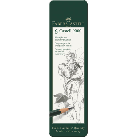 Faber-Castell CASTELL 9000 - Matita - grafite - …