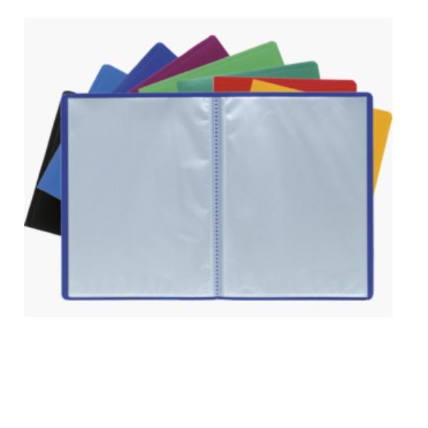 Exacompta - Porta listini - 60 compartimenti - 120 viste - per A4 - disponibile in colori assortiti