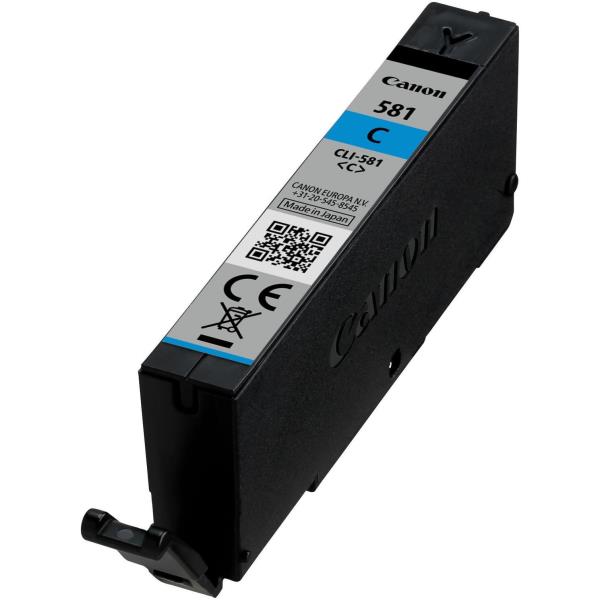 Canon CLI-581C - 5.6 ml - ciano - originale - serbatoio inchiostro - per PIXMA TS6251, TS6350, TS6351, TS705, TS8252, TS8350, TS8351, TS8352, TS9550, TS9551